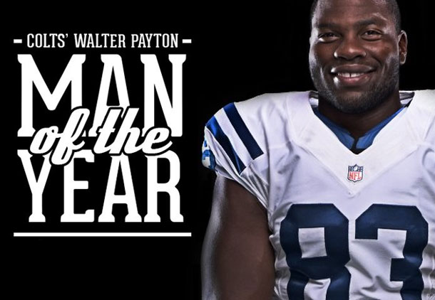 DREAMaliveinc's tweet photo. Congrats to our Player Executive @Dallen83 for the Colts Walter Peyton Man of the Year! #AllenWPMOYChallenge https://t.co/aJQBRA1alD