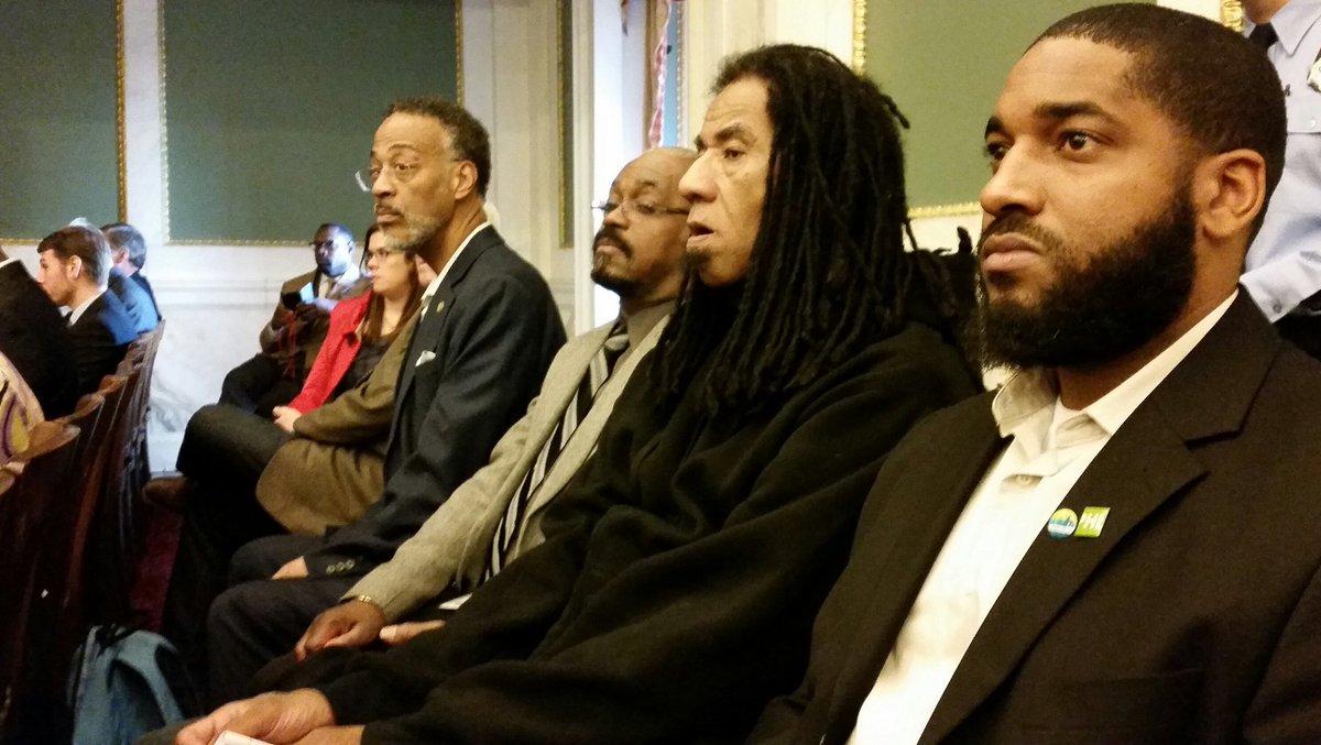 Members of @MCAAMPhilly @MBKPhilly  @BMePhilly waiting for @PHLCouncil vote on MCAAM @HobsonMorris @PhillyThom