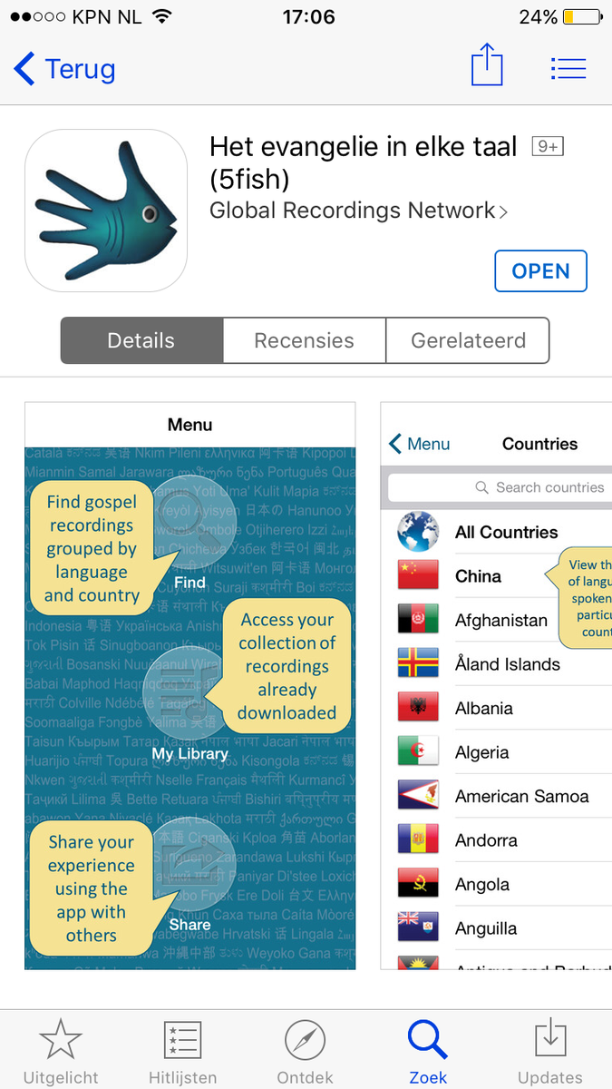 bbgt08's tweet image. Tip vandaag van goede vrienden: de Apple App van @globalrec 5.000 Talen om naar te luisteren
#5fish