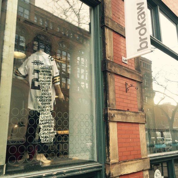 ESPNNFL's tweet photo. The infamous Browns QB jersey has been updated. (via @BrokawInc) https://t.co/TpPYFiMuWo