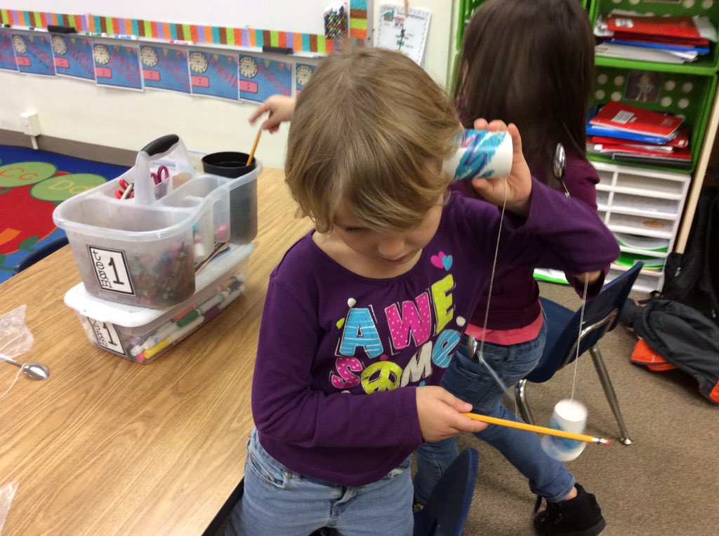 malapontia's tweet photo. First grade investigating sound @LE_ESSD40 https://t.co/6NbaiRflv8