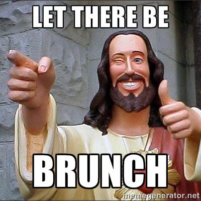 SoberLaneD4's tweet photo. Then God said, "Let there be brunch", and there was brunch. Served today from 11-3 (side order of humour included) https://t.co/Kd5LufkG4y