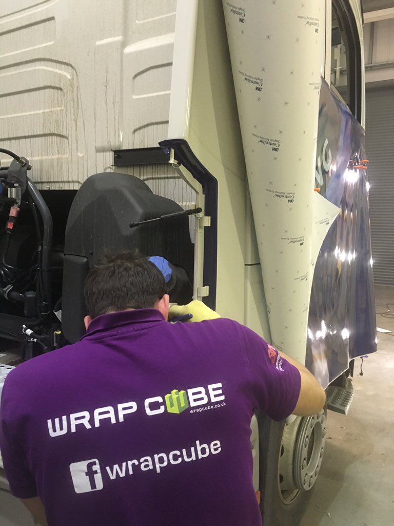 wrapcube's tweet photo. Another truck stripped and ready for its new skin. #Wrapcube @3MWrapsUK https://t.co/xAIhPgeZeD