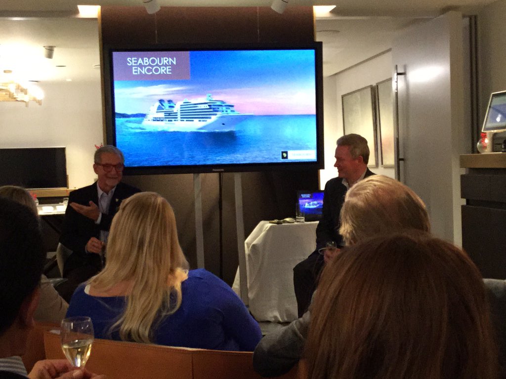Bekkiehalsbn's tweet photo. #myCLIA Seabourn luncheon with interior designer Adam Tihany https://t.co/ErmAfo2ub8