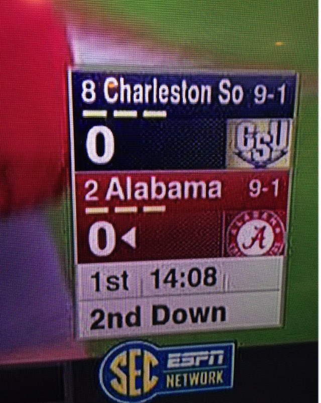 BlockOBlog's tweet photo. Let's not let this slide by... We saw you @espn 😂😂 Charleston Southern's FCS ranking? Really? 😂 nice try https://t.co/C1HstHOGA3