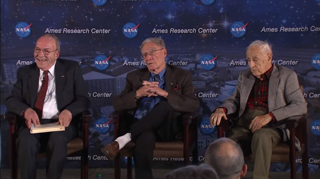 NASAAmes's tweet photo. Learn about NASA’s history from the #NACA100 panel from Ames' Summer Series: https://t.co/lfAMB9UKsa #tbt https://t.co/LZoV36ikwS
