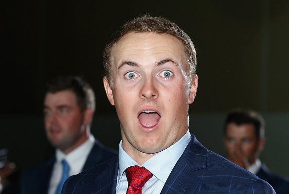 PGATOUR's tweet photo. (When you check Hero World Challenge scores and see that Jordan Spieth has already made an ace at No. 2.) https://t.co/6K9ZYPy7mN