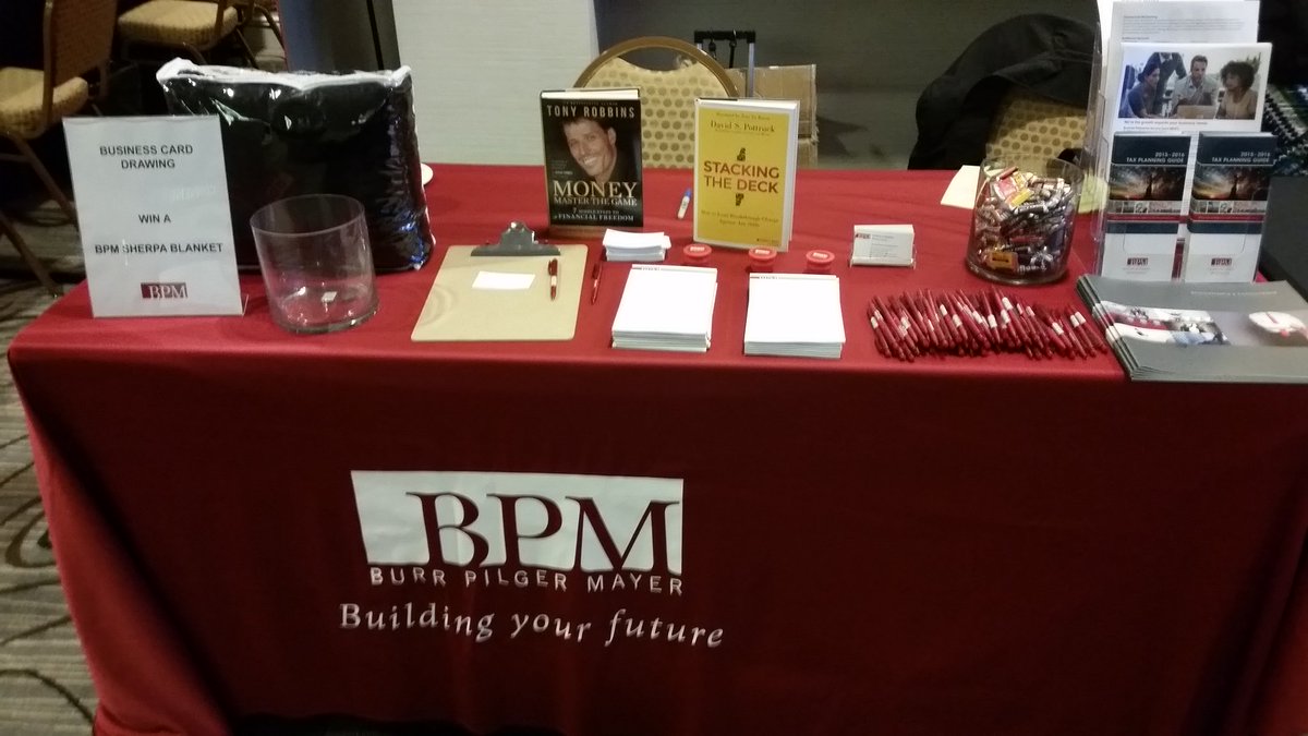 BPMCPA's tweet photo. At #CalCPAConf--You can't miss us! #BPMCPA https://t.co/DaxFi9bBVx