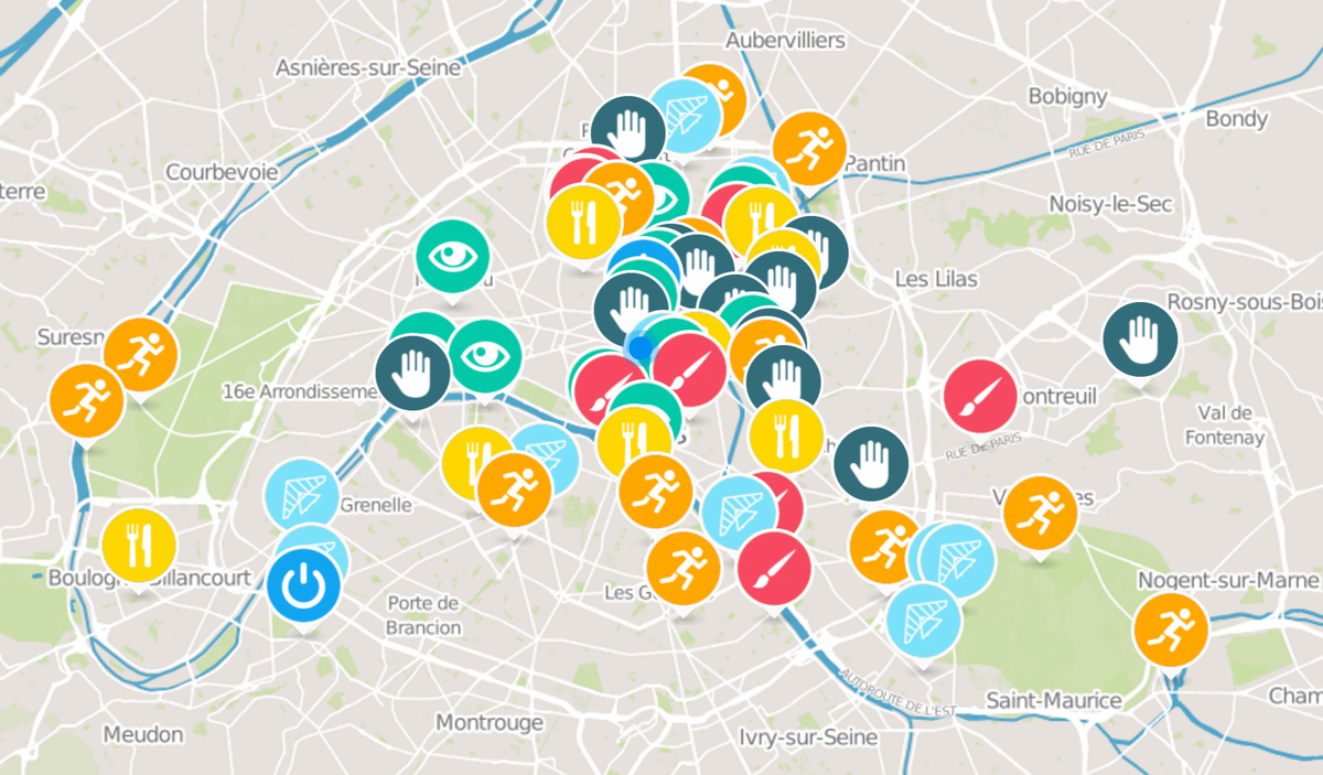Experiencio's tweet photo. On approche les 100 activités #insolites à vivre et c'est sur la #Magicmap de #Paris > https://t.co/2f7sPbQiw1 https://t.co/9Gwe2WqKVZ