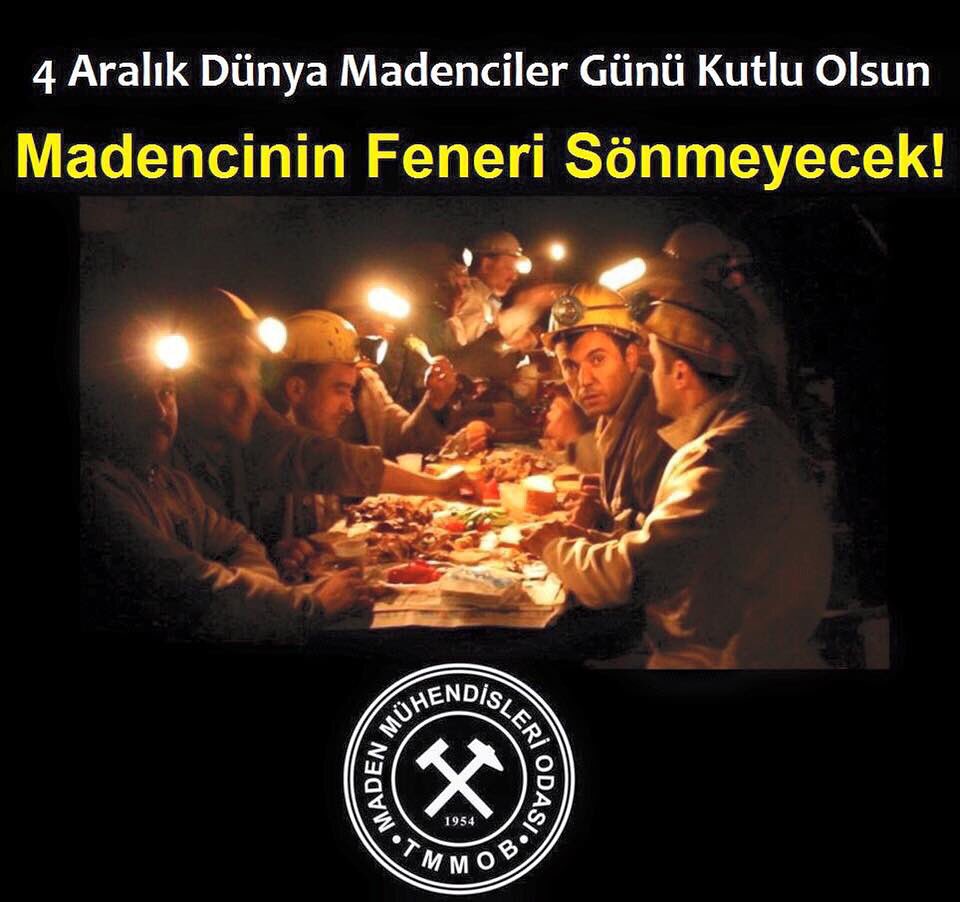 madengenc's tweet photo. #4AralıkDünyaMadencilerGünü kutlu olsun! https://t.co/6kIBEFDCTq