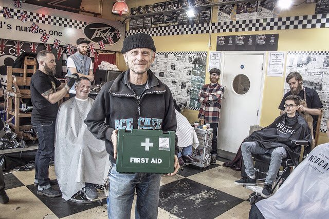 mattythebarber's tweet photo. #TheGreatBritishBarberBash @acecafelondon for @MovemberUK #BarberGrind #TMB #Movember #ProBarberT #BarberLife https://t.co/TROQPbETUv