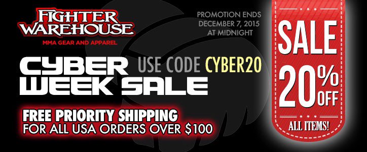 TFWMMA's tweet image. Cyber Week Sale! 20% Off Everything and Free Shipping In The US On All Orders Over $100
