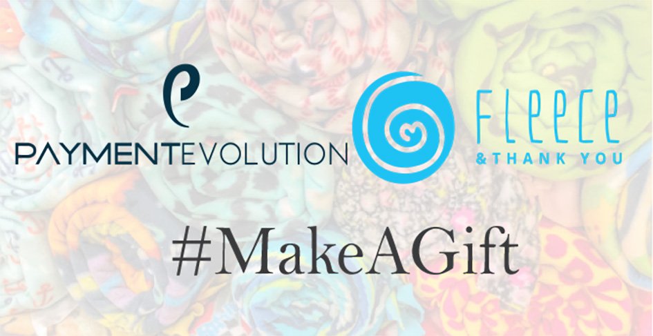 PaymentEvolution will match EVERY retweet by donating a blanket to @fleecethankyou. RETWEET THIS NOW! #makeagiftday
