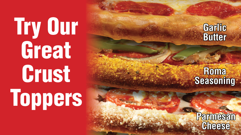 marcoscville's tweet photo. Looking for a little pep in your pizza? Live it up with one of our great crust toppers! https://t.co/7zqJJDJDkv https://t.co/I5VpZgwFVm