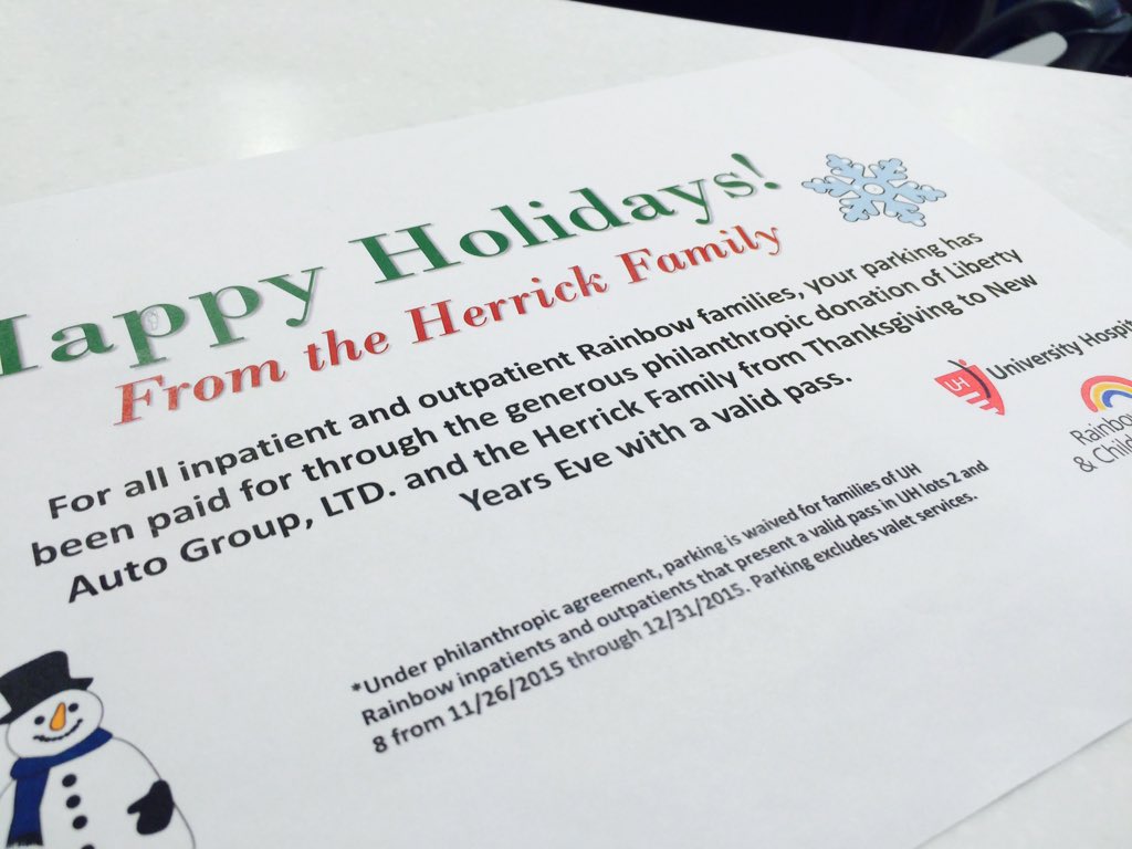 TVNewsLady's tweet image. Look at this act of kindness I saw @UHRainbowBabies today. Warms my heart! #PayItForward #RandomActsOfKindness