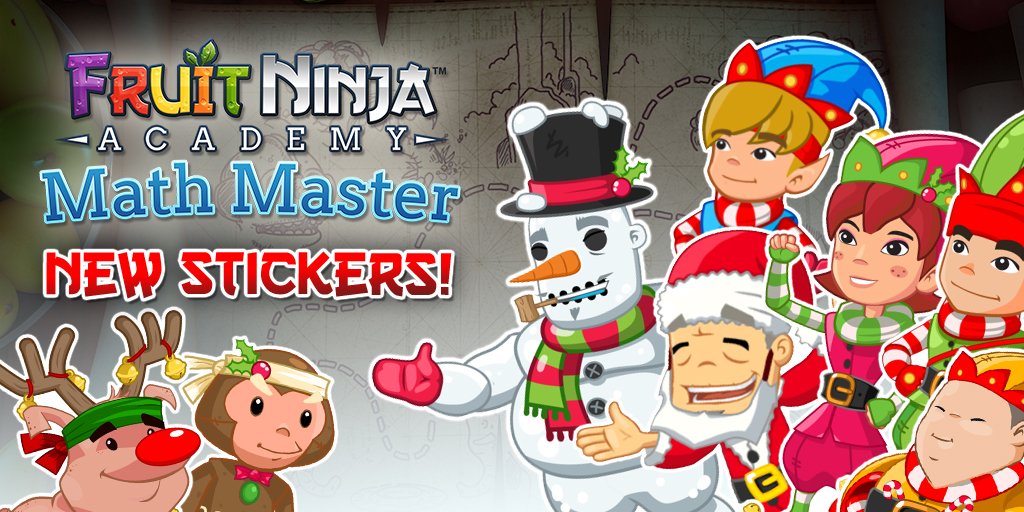 Halfbrick's tweet photo. Our Xmas update adds a new sticker set to #FNAMM. Gather up all of Santa’s little helpers before December is over! https://t.co/1xWvxEwtpR