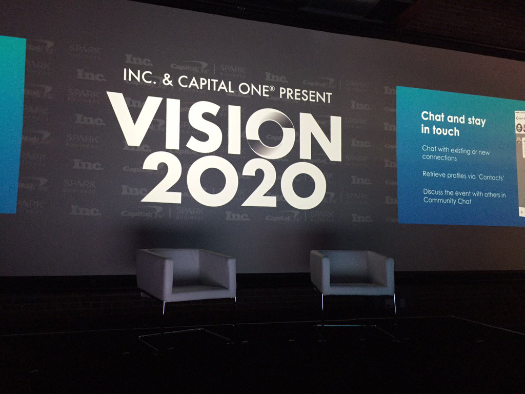 Minutes away from <a href="/webbizceo/">Damien Patton</a>'s opening keynote at #Vision2020!
