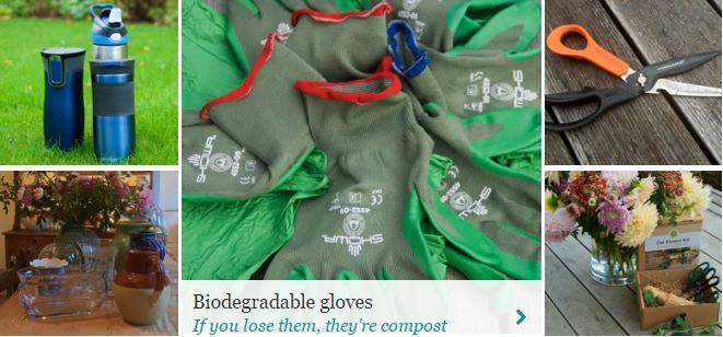 See <a href="/intoGardens/">intoGardens</a> piece 'Things we like – Allotment' for a review of our biodegradable gloves bit.ly/1NJArz1