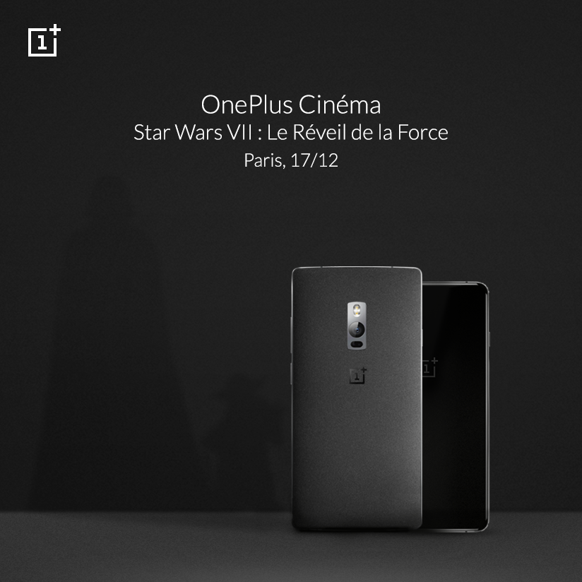 oneplus_fr's tweet photo. Évènement #OnePlusCinema: #StarWars! Pour gagner vos places RT et complétez ce formulaire: https://t.co/EyUgz27W4G https://t.co/GJ9vyo4ZUb
