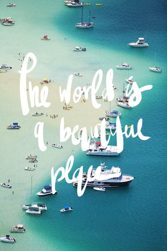 TheRealHotelGuy's tweet photo. "The world is a beautiful place" #chictravelsthursday #quoteoftheday #sailing #beach #ocean #girlsweek #thehotelguy https://t.co/V6eg8JrEaa