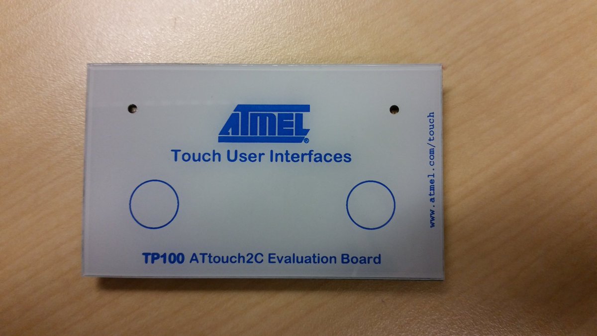 AndreasMCUguy's tweet photo. #ThrowbackThursday to 2007 when @Atmel licensed #Qtouch from #Quantum and this board was enough to win touch designs https://t.co/WDdBlTvNbC