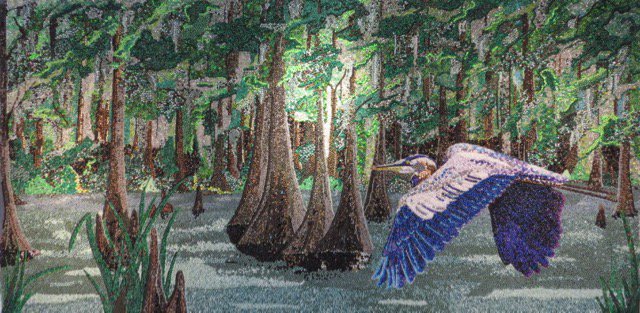 There is always Summertime in #BeadTown (4x8' sheet of plywood never looked better) Swamps of Slidell