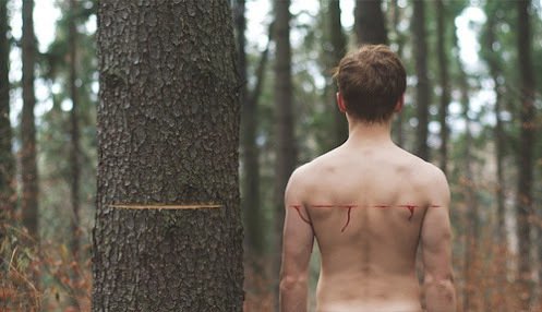 Paveitforward's tweet photo. Powerful photo representing how hurting and damaging the environment, with time equates to only damages ourselves. https://t.co/dQAD9NAPsg
