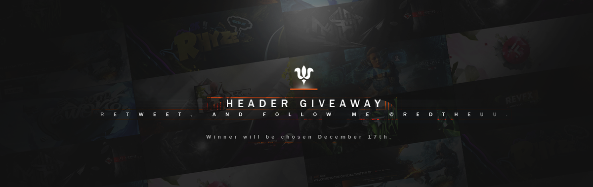 matthnrq's tweet image. Header Giveaway: Must retweet, and follow me!
Winner will be chosen December 17th.