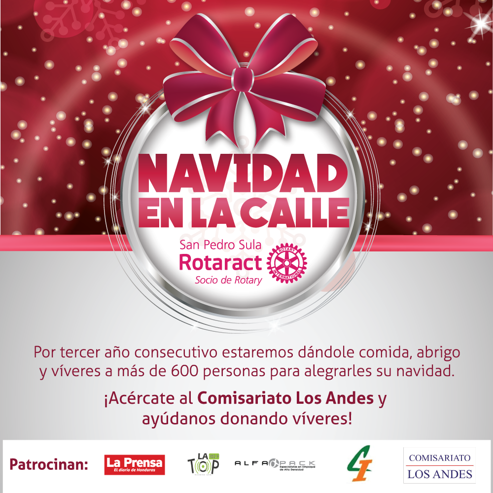 RotaractClubSPS's tweet photo. Por 3er año, estamos llevando una cena, abrigo y víveres a personas de escasos recursos. #WeAreRotary #RotaractSPS https://t.co/VKjPDqTOha