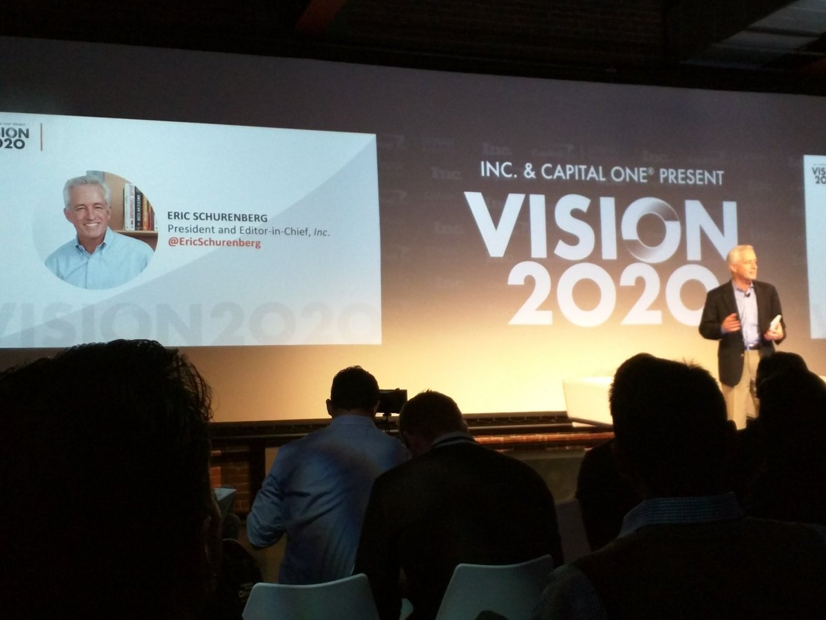 PolyLabs's tweet photo. At the #Vision2020 conference- learning to see the future with @ericschuren and @Inc https://t.co/mtFqVVODCN