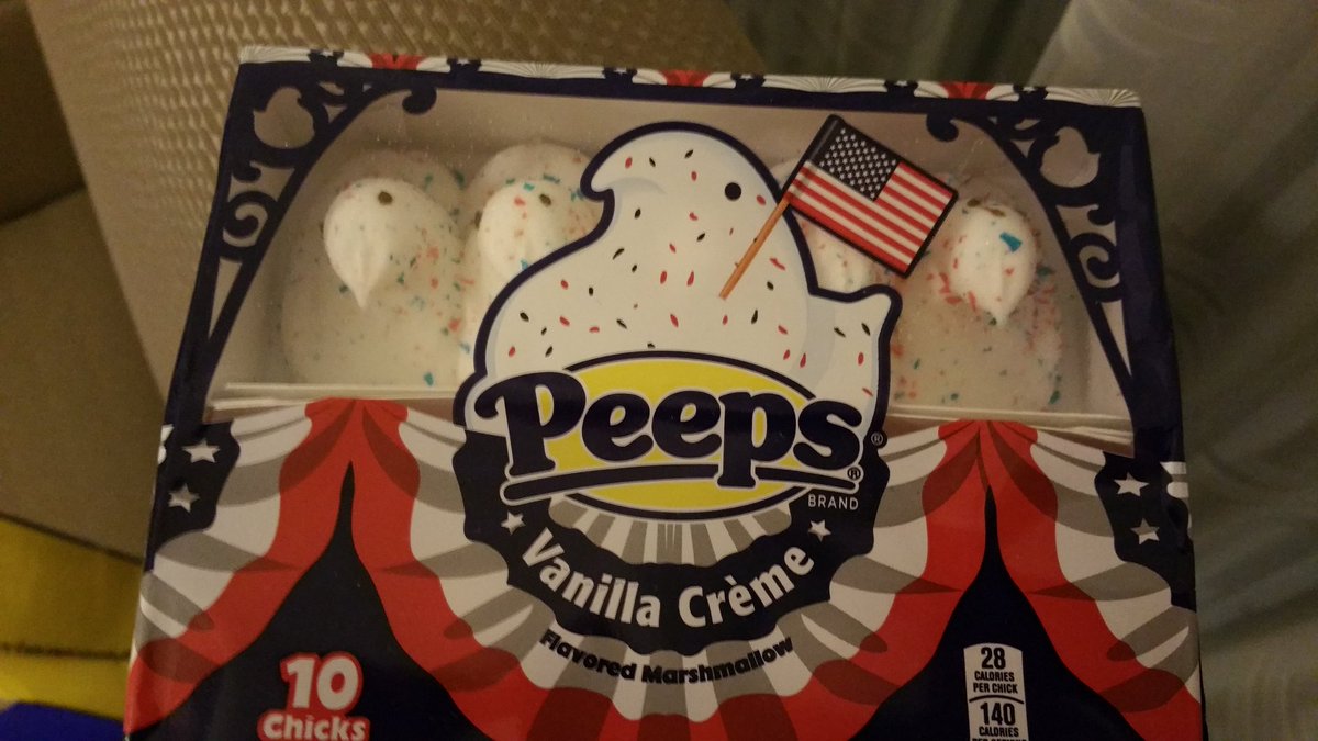 AcctOtter's tweet photo. Even Peeps feel the freedom... #Merica https://t.co/OAGCbAsLW5