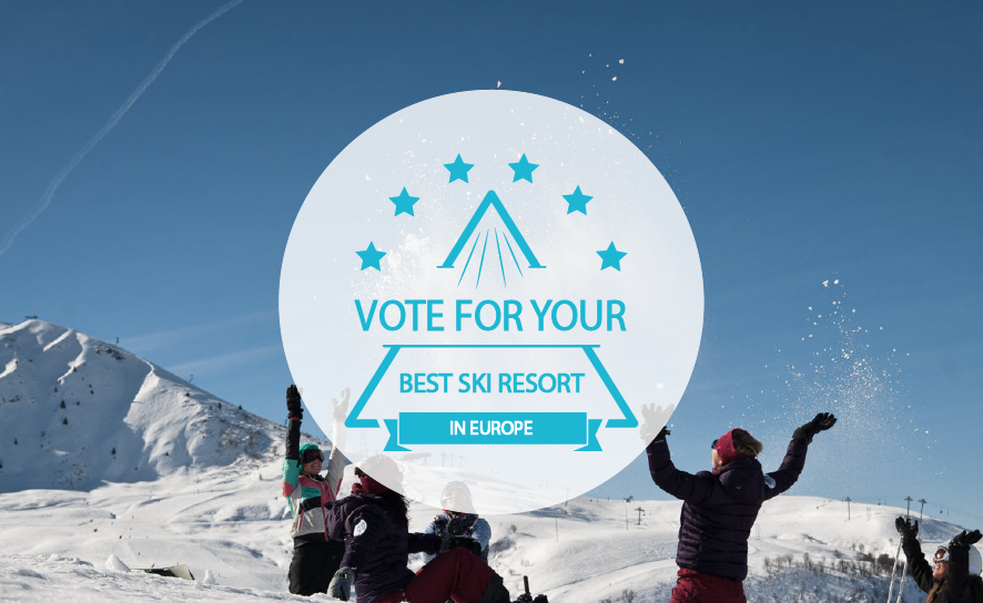 🔔 The vote is now OPEN! Choose the next best European #SkiResort on ski.ebdest.in 🚡 🏂