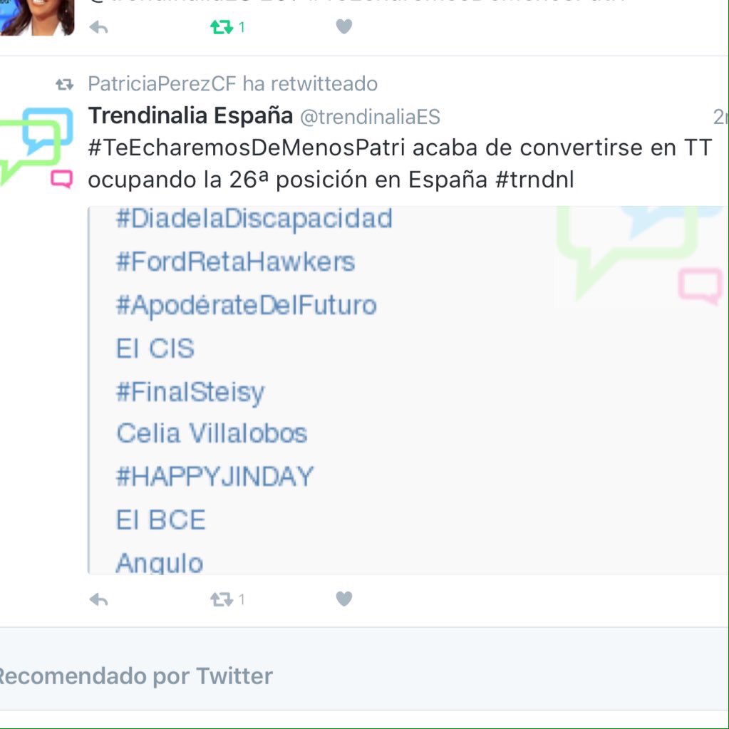 SteisyCDF1's tweet photo. #TeEcharemosDeMenosPatri https://t.co/8sOMbuPFgX