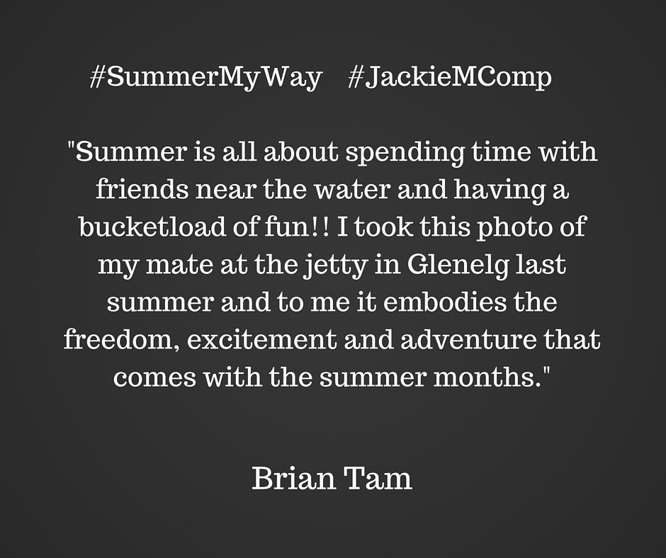 jackiemsydney's tweet photo. One of the entries for my recent @lenovoANZ #Yoga2Pro laptop competition - #summermyway #jackiemcomp by Brian Tam https://t.co/DucvqgOrne