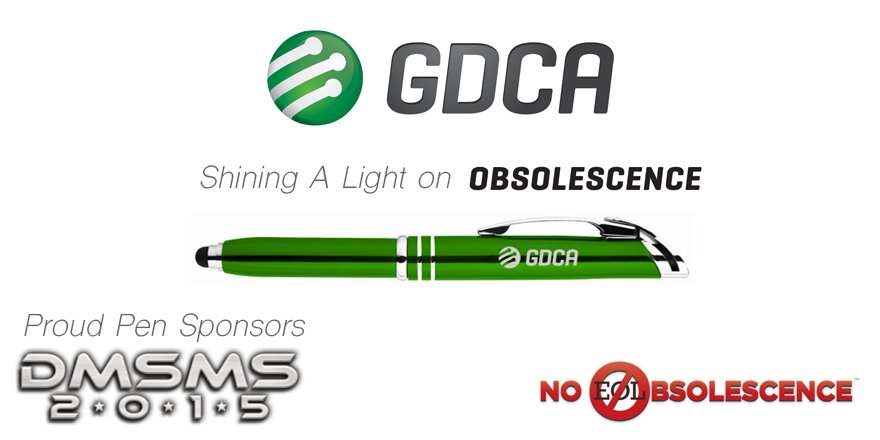 GDCAinc's tweet image. GDCA is proud to be pen sponsors of this year&apos;s #DMSMS2015 &amp;amp; #DMC_2015 Conference. ow.ly/Vrn4N