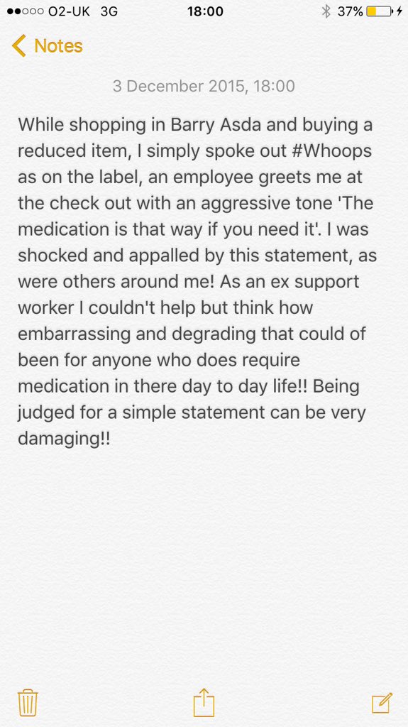 jspargo21's tweet photo. Think @asda need to work on their @AsdaServiceTeam customer skills after my experience in #Barry this evening! https://t.co/N2vLH9Yied