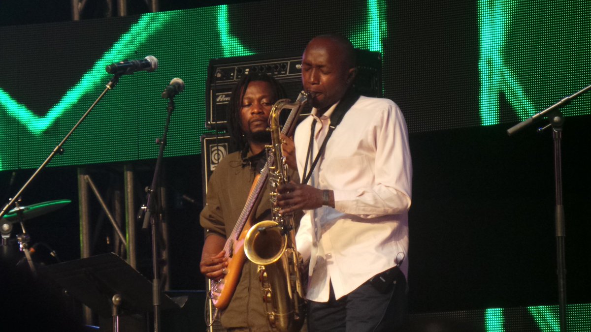 SafaricomPLC's tweet photo. Conclusion, @AfroSyncBand are not your ordinary 'we think we can play' kind of band. Fantastic! #SafaricomJazz https://t.co/8xwDQsf47l