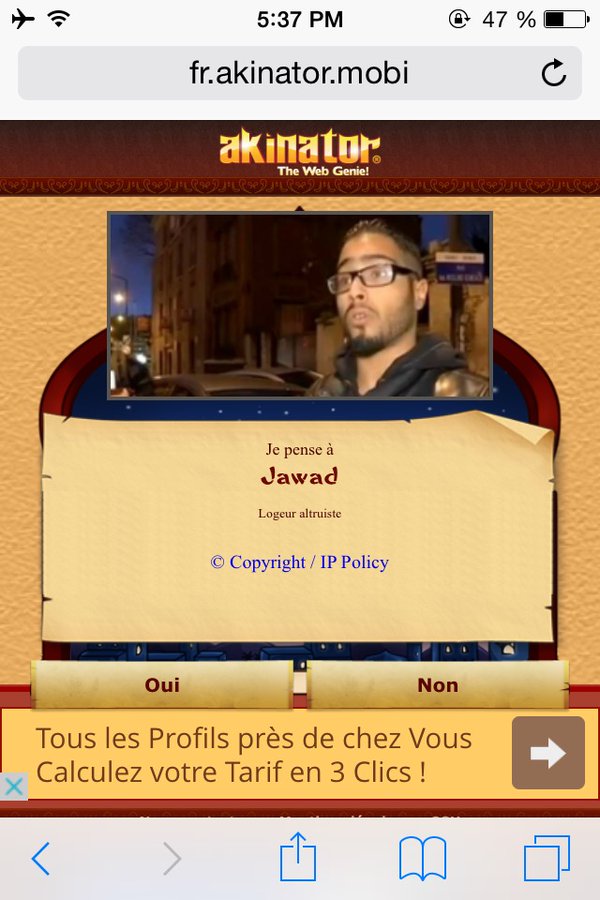 Même Akinator ne me respecte pas ! 😒