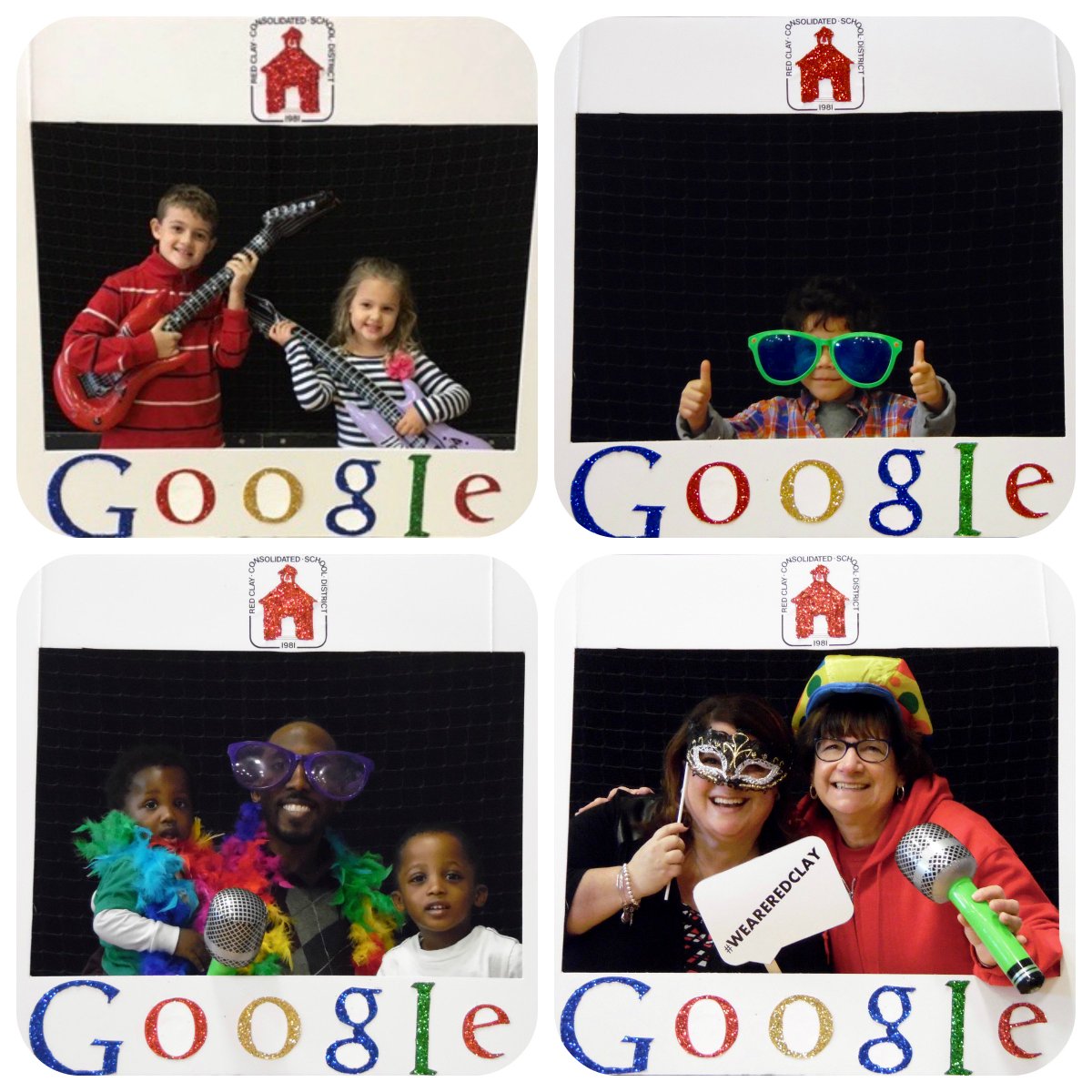 Here are more pics from our Google photo booth at the Resource Fair! #weareredclay <a href="/RedClaySchools/">Red Clay Consolidated School District</a>