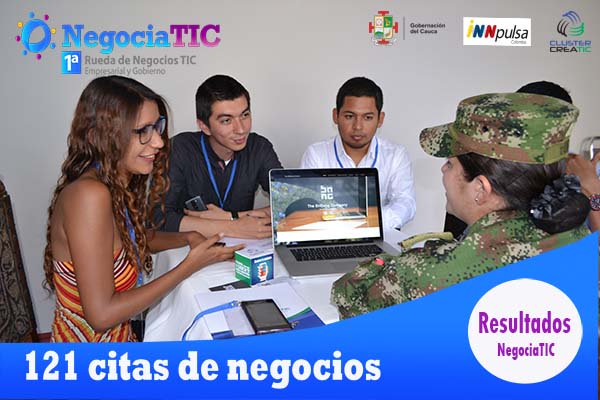CdtCreatic's tweet photo. #NegociaTIC empresas TIC caucanas ofrecieron tendencias actuales que rigen el mercado tecnológico @InnpulsaCol https://t.co/PG0ruWY71i