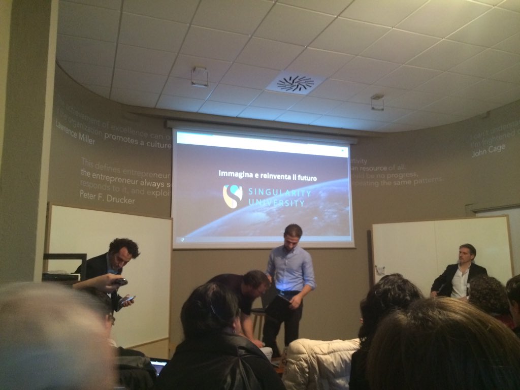 Il gruppo Progettazione di  #SingularityU #Milan presentato da <a href="/GiacomoCarozza/">Giacomo Carozza</a> <a href="/singularityumi/">SingularityU Milan Chapter</a>