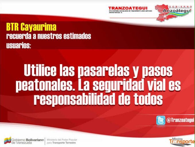 Respeto, prudencia, colaboración y cultura ciudadana. Somos #ConcienciaBTR