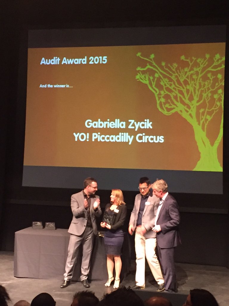 YOC4G's tweet photo. Congratulations Gabriella - Audit Award 2015 #YOC4G https://t.co/Iv63w1JuTq