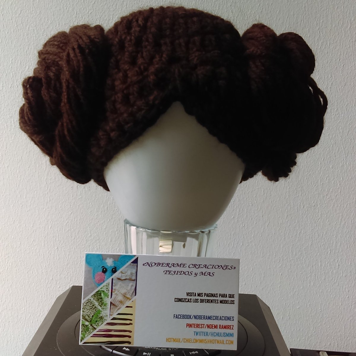 chulismimi's tweet photo. Gorro de La princesa Leia de La guerra de las galaxias #noberamecreaciones @SERGESEPULVEDA me ayudas con RT gracias! https://t.co/VbNAFJAWrQ