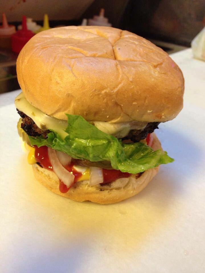 UniversityDogs's tweet image. Today we're grilling up char-burgers for $1 off!