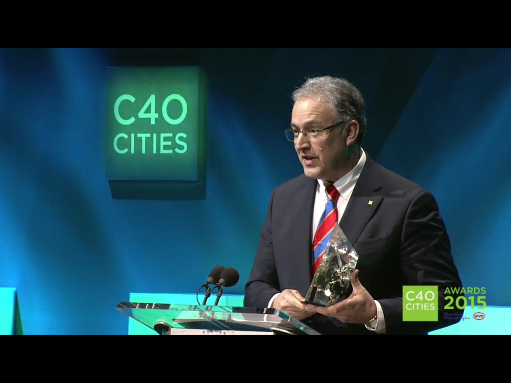 Rotterdam wint C40 Award voor adaptatiestrategie #c40 #COP21