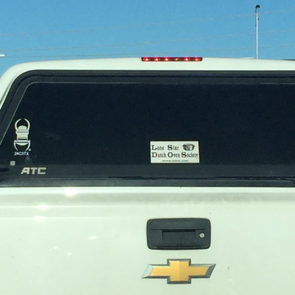 LaraLee's tweet image. Bet you didn't know there's a Lone Star Dutch Oven Society.