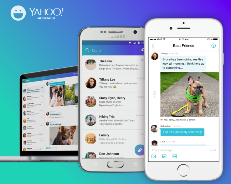 wedolovetech's tweet photo. Yahoo Messenger Gets A New Redesigned User Interface https://t.co/HpcmghCmMP https://t.co/m4ZwEURD7u