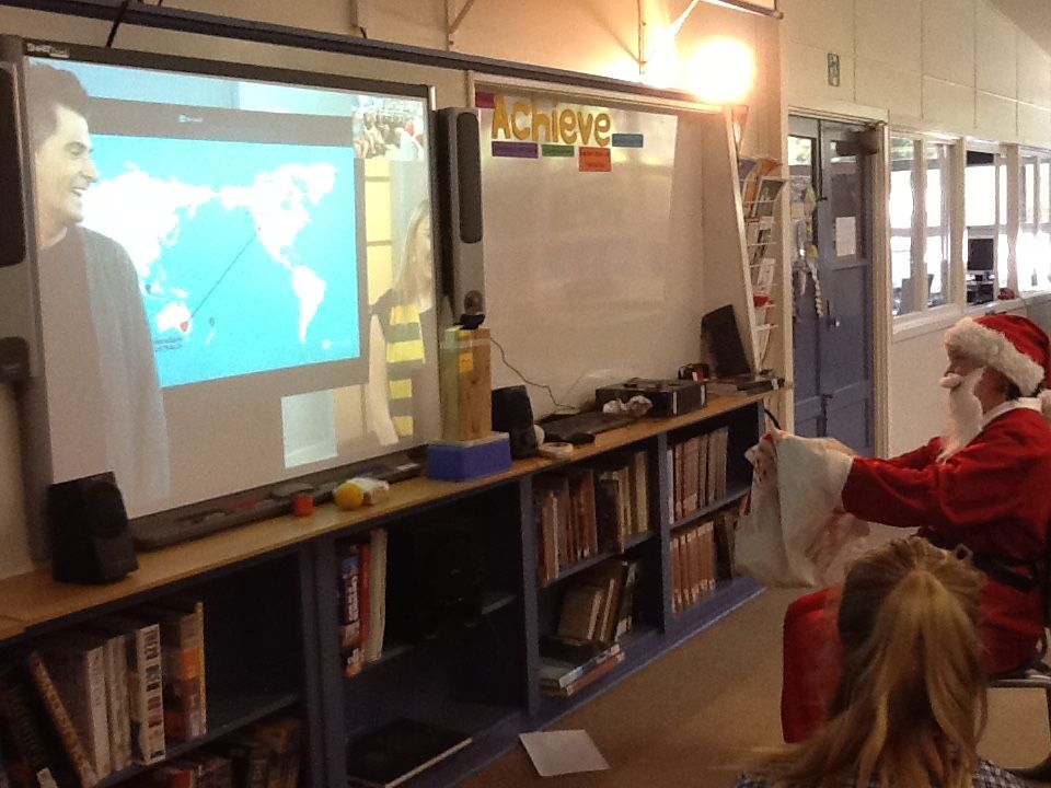 When a small rural school in Australia met <a href="/AnthonySalcito/">Anthony Salcito</a> #skypeathon #MIEExpert <a href="/TravisDSmith/">Travis Smith</a>