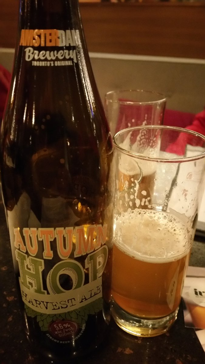 BSquaredfotos's tweet photo. The #toast beer... @amsterdambrew #autumnhop  @IvyBarKitchen with @DrinkingRobot https://t.co/uUgEqx913u